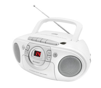 Soundmaster SCD5100WE, Spelare, CD, CD-R, CD-RW, Vit, Knappar, 3,5 mm, AC/Batteri | TV, Ljud & Bild - Stereo - CD-spelare | GameStuff