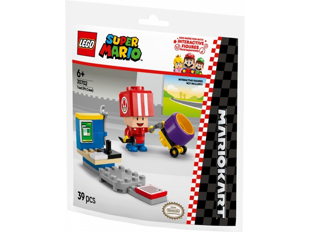 Lego 30702 Mario Kart Toad Pit Crew Construction Toy Polybag