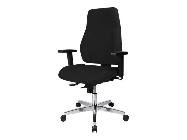 TOPSTAR P91 - Stol - uppgift - armstöd - svängtapp - polyester - svart | Möbler - Bord - Kontorsbord | GameStuff