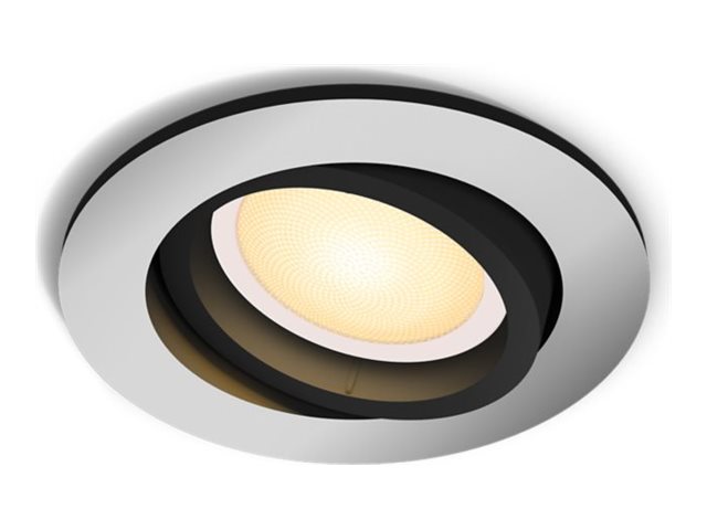 Philips Hue 929003810801 White Ambiance Einbauspot, Aluminium,