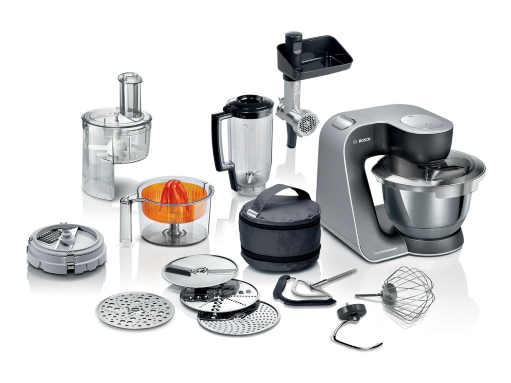 Bosch MUM5 MUM58M64 - Köksmaskin - 1000 W - svart/silver | Köksapparater - Köksmaskiner - Matberedare | GameStuff