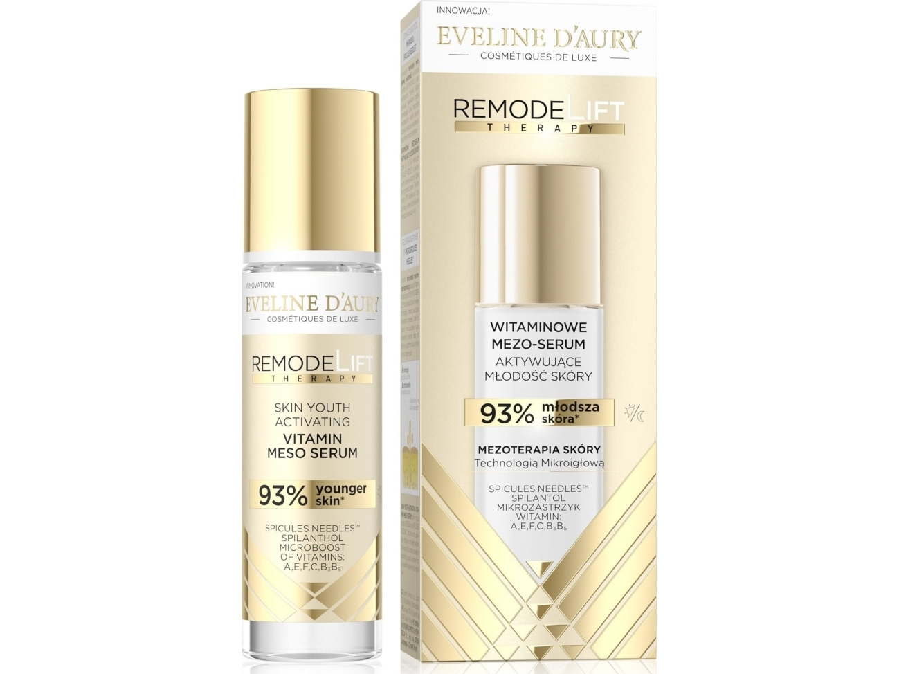 Eveline Vitamin Mezo-Serum Aktiverer Ungdommelig Hud 30Ml