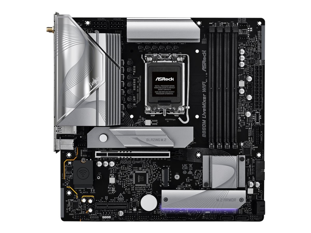 ASRock B860M LiveMixer WiFi Hovedkort