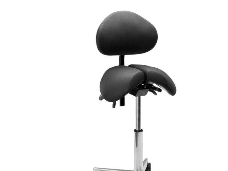 Sadelstol Polo Split høj med ryglæn