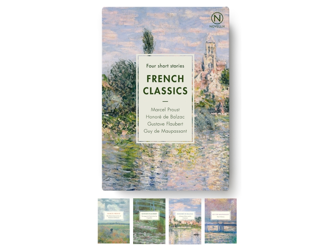 Box With Four French Classics | Marcel Proust, Gustave Flaubert, Guy De Maupassant, Honoré De Balzac | Sprache: Englisch