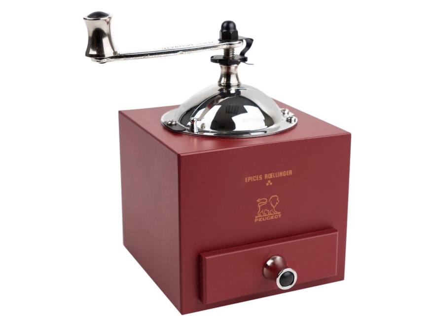 Peugeot Le moulin d’ olivier roellinger, Pepparkvarn, Röd, Trä, Peppar, 130 mm | Bordssättning - Tillbehör för bordet - Salt och peppar | GameStuff