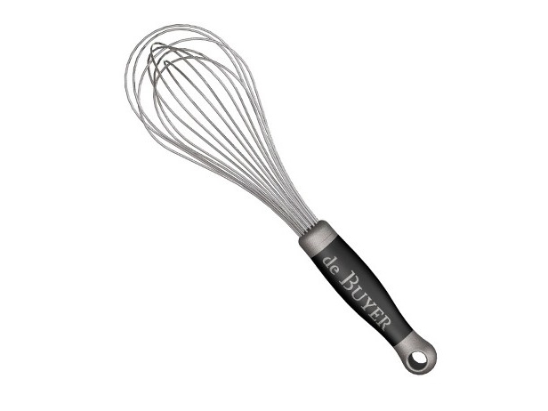 de Buyer 2610.25, Ballongvisp, Svart, Rostfritt stål, Polypropylen (PP), Rostfritt stål, Polypropylen, Upphängningshål, 265 mm | Köksapparater - Köksmaskiner - Hand mixer | GameStuff