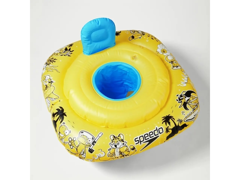 Speedo 81224514689, Sittring, Pojke/flicka, PVC, Blå, Gul | Utomhusleksaker - Glasögon & Dykmaske - Badvingar & badringar | GameStuff
