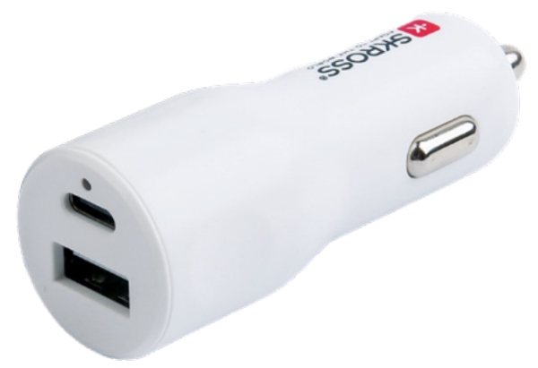 Skross SKCHCA0120WPDCN, Indendørs, Cigartænder, 20 V, Hvid
