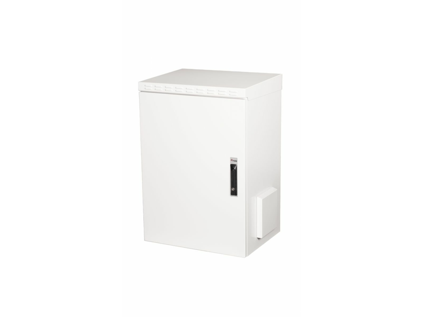 Equip Safe Outdoor 19'' Schrank, 16He, 600X450mm, Ral7035 Grau, Wandmontiertes Regal, 16U, Sperrschloss, 41 Kg, Hellgrau