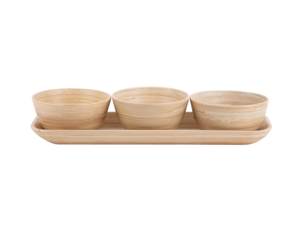 present time PT4194NT, Annoskuljo, Bamboo, Luonnollinen, Suorakulmainen, 120 mm, 60 mm