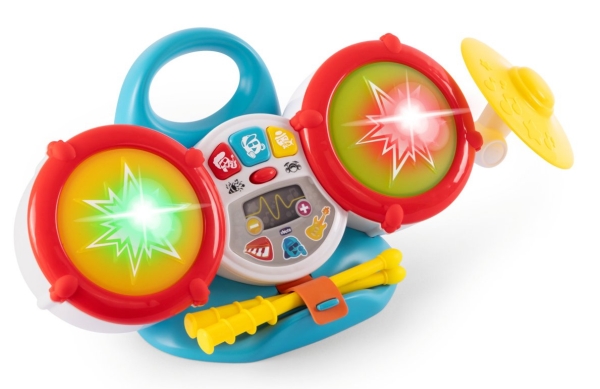 Chicco Classic 00012243000000, Legetøjstrommesæt, Trommesæt, Aa, 800 G, Flerfarvet