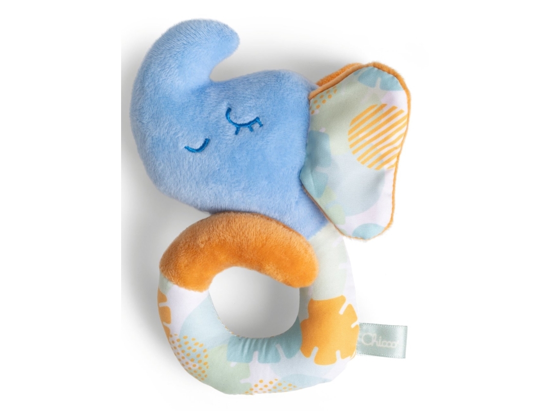 Chicco armbandformad elefantskallra för resor | Leksaker - För dom minsta - Skallror | GameStuff