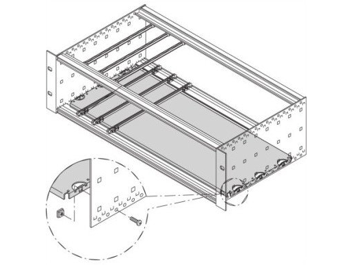 Schroff Monteringsplade 340T 42Te (34562758)