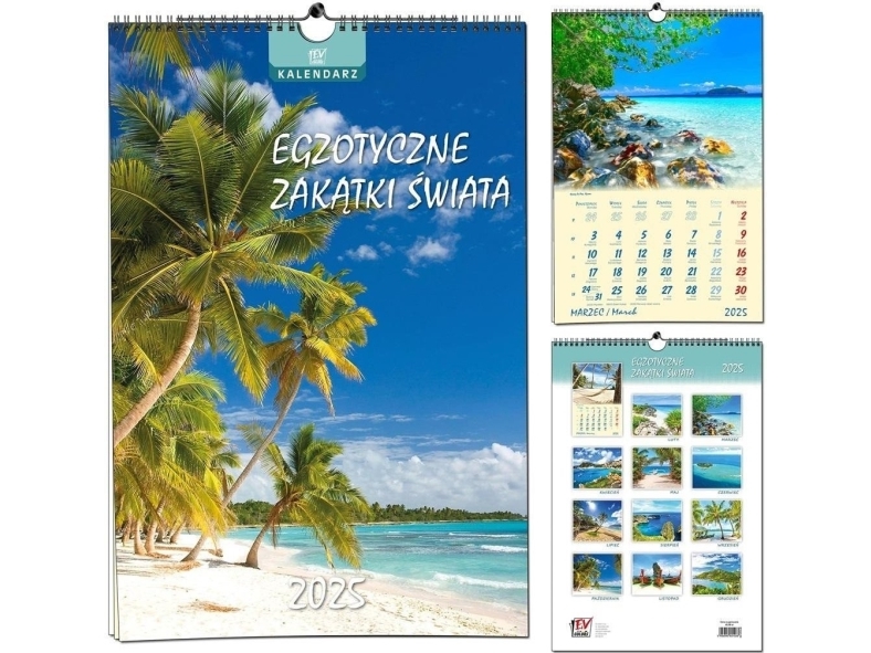 Kalender 2025 13 Plancher B3 Eksotiske Verdenshjørner Edukamp