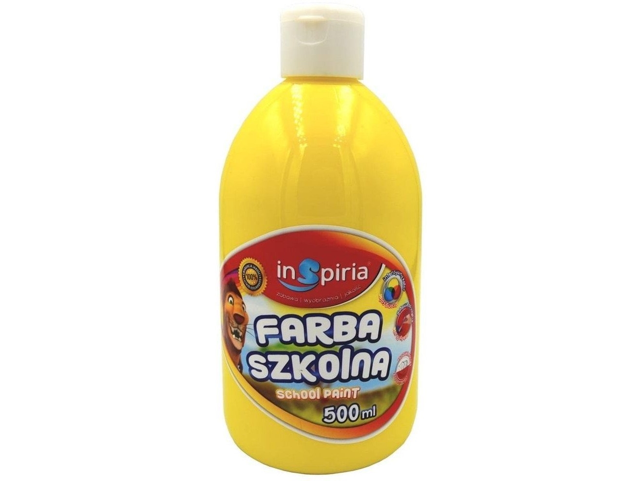Skolefarve Farby szkolna gul 500 ml
