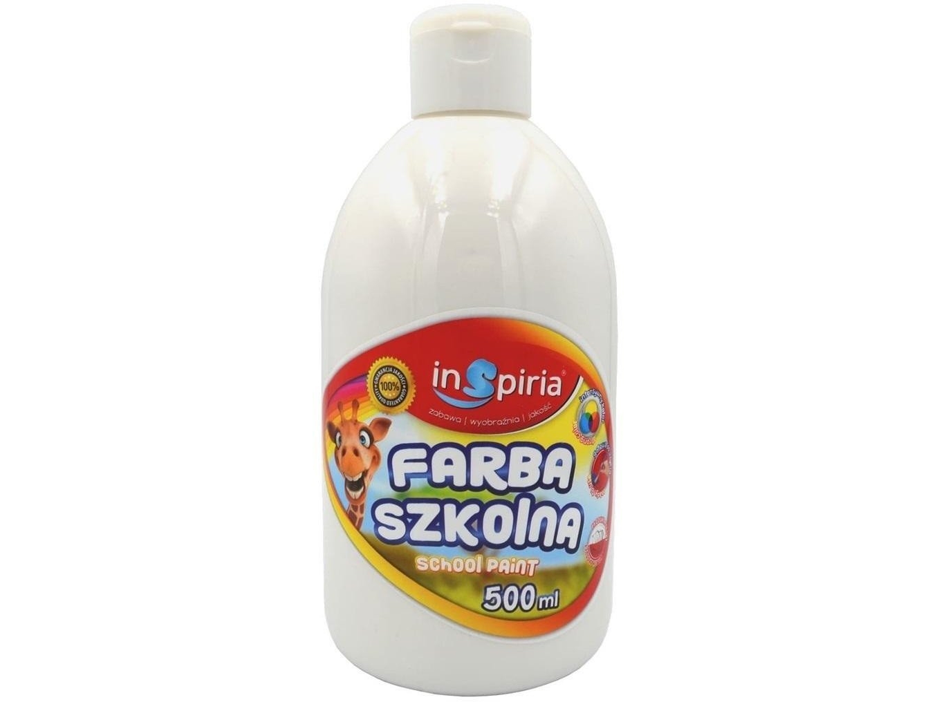 Skolemaling Hvid 500 Ml