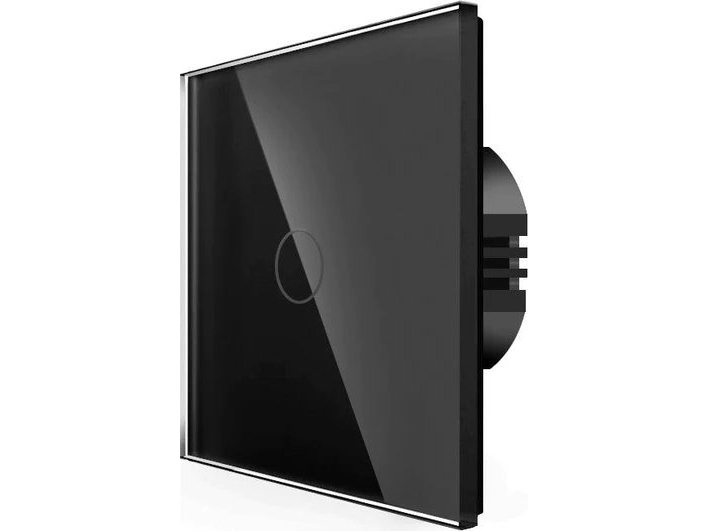 Spring One gang, one way wifi touch switch (juodas, glass) | Elektrisk utrustning - Svartavlor | GameStuff