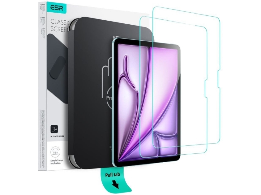 Esr Szklo Hartowane Esr Ultrafit Gehärtetes Glas 2Er-Set Für Ipad Air 13” (1/2/2024-2025), Klar