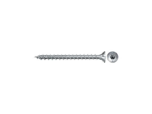 Fischertechnik Fischer Power-Fast II 670150 Spånpladeskruer 4 mm 20 mm Invendig sekskant, Indvendig multitand, TX, Torx, T-profil Stål Galvaniseret 200 stk