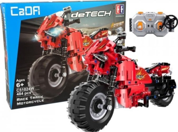 Nuotoliniu būdu valdomas CaDA motociklo konstruktorius, 484 dalys