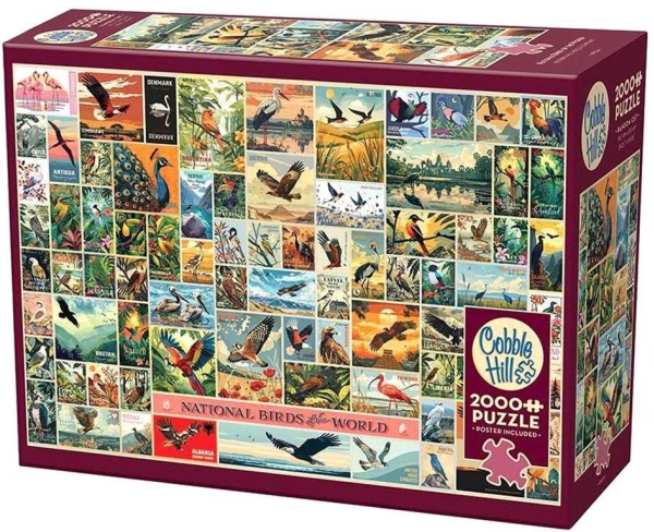 Puzzle 2000 Vögel Als Symbole Der Länder G3 Edukamp