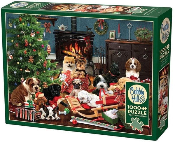 Puzzle 1000 Weihnachtshündchen G3 Edukamp