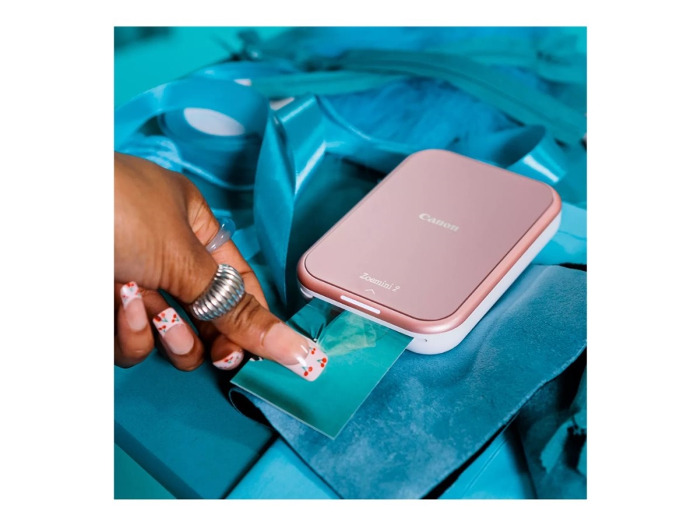 Canon Zoemini 2 - Skrivare - färg - zink - 50.8 x 76.2 mm - 313 x 500 dpi - upp till 0.83 min/sida (mono)/ upp till 0.83 min/sida (färg) - kapacitet: 10 ark - Bluetooth 5.0 - rosa | Skrivare - Bläckstråle & fotoskrivare - Fotoskrivare | GameStuff