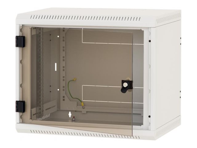 Triton Delta B4s 19" Rack Wall-Mount 6U/400 Glass Door, Wandmontiertes Regal, 30 Kg, 14,5 Kg, Grau