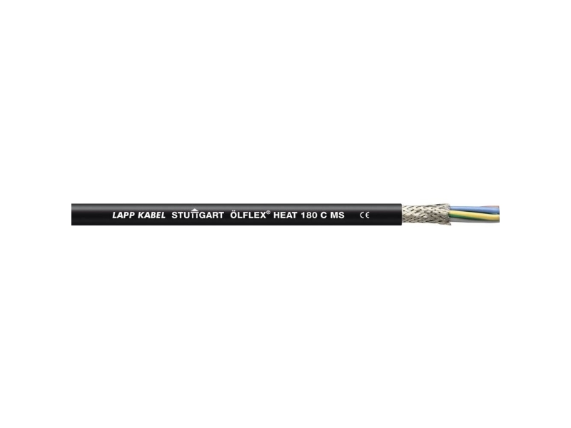 LAPP ÖLFLEX® HEAT 180 C MS Korkean lämpötilan kaapeli 2 x 1,5 mm² Musta 46716/100 100 m