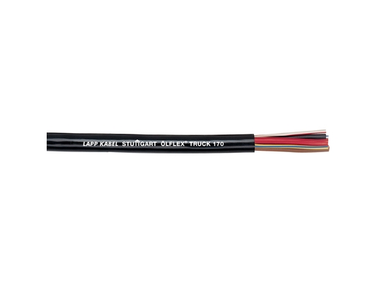 Lapp Ölflex Truck 170 Flryy, Forlængerledning, Sort, 100 M, -40 - 85 °C, Etim 5.0 Class-Id: Ec000104 Etim 5.0 Class-Description: Control Cable Etim 6