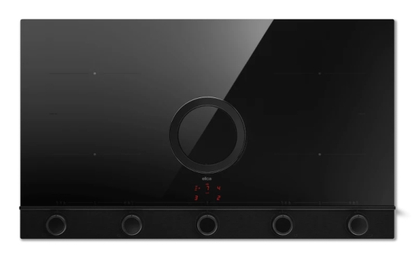 Elica NikolaTesla Unplugged EVO BL/A/90, Svart, Inbyggnad, 90 cm, Zon induktionshäll, Glas, 4 zon(er) | Vitvaror - Spishäll - Induktionshäll | GameStuff