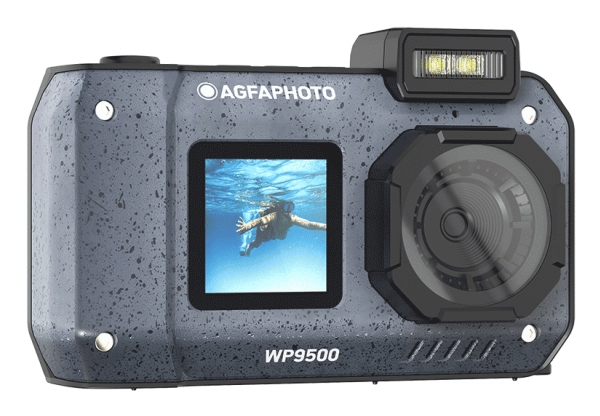 Agfa WP9500BK børne-digitalkamera - sort med flash og skærm