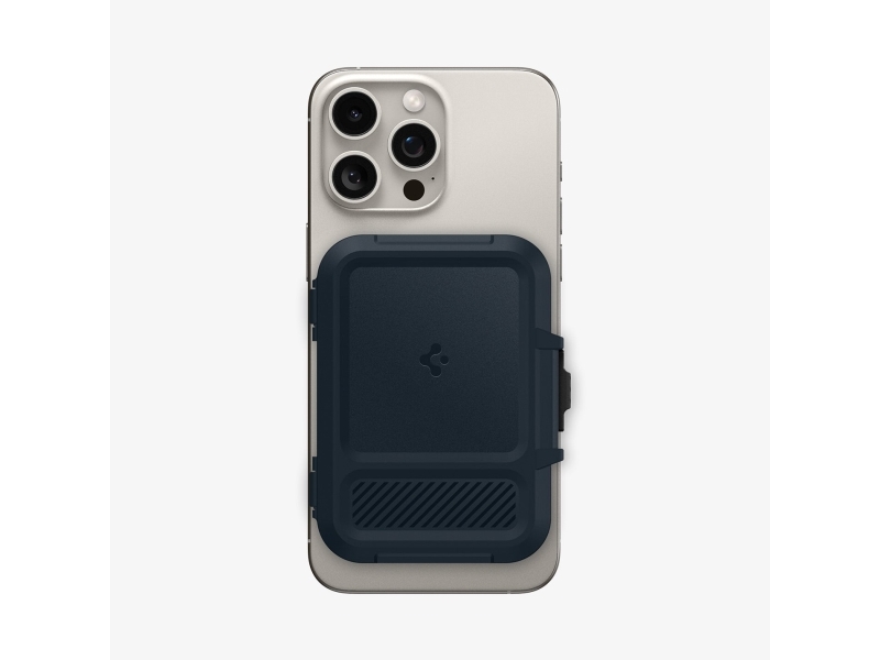 Spigen Magsafe Card Holder Lock Fit (Magfit), Sort