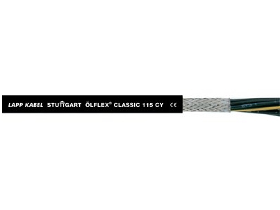 Lapp Ölflex Classic 115 Cy Bk, 500 M, Sort, Pvc, 119 Kg/Km, 148 Kg/Km, 300 V