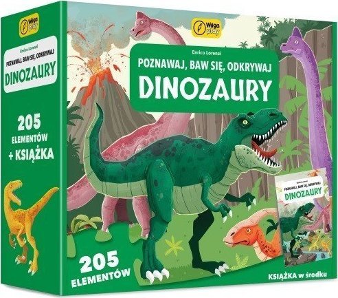 Puzzle 205 Teile Dinosaurier Entdecken, Spielen, Staunen