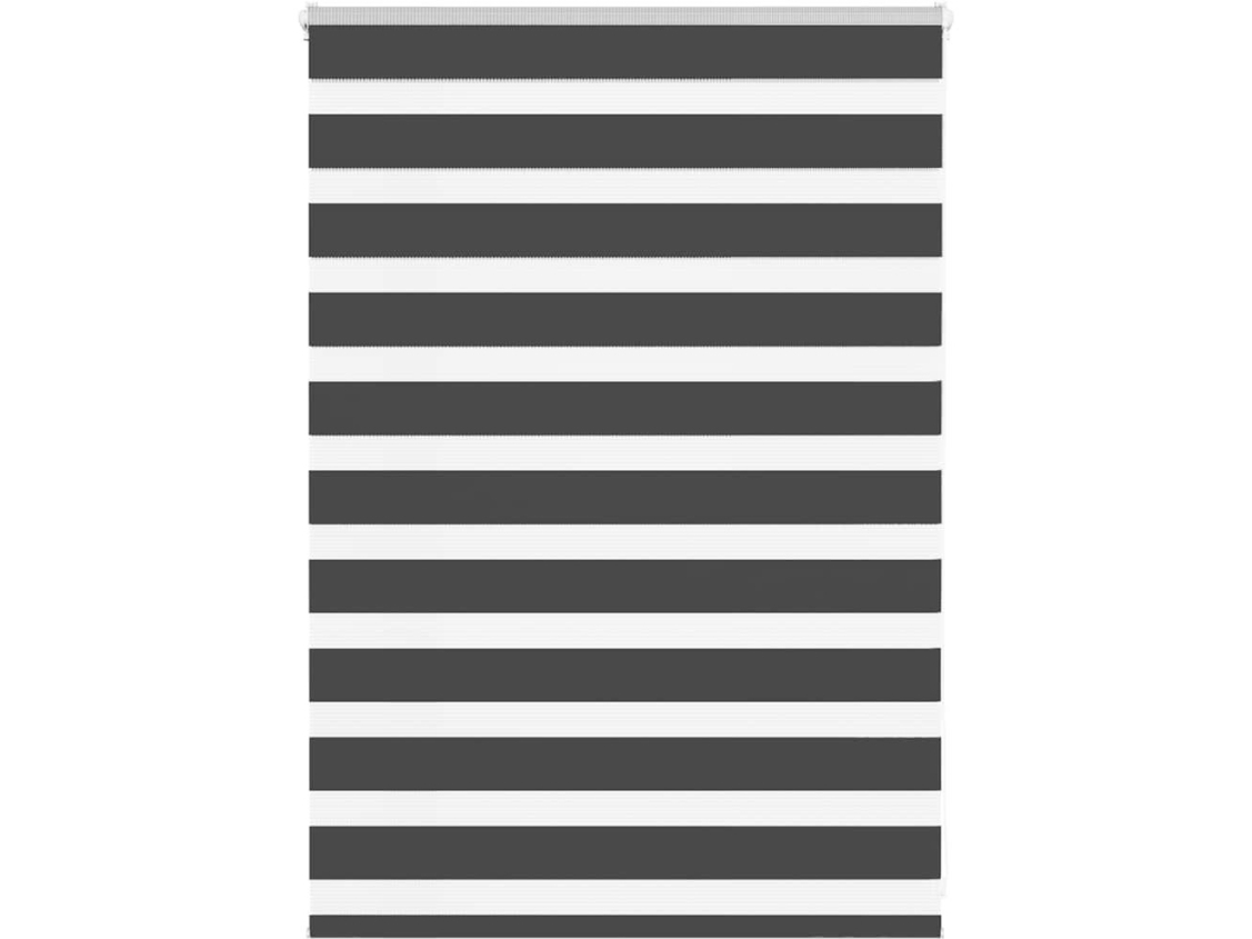 Rullaverho zebra, musta, kankaan leveys 110.9cm, polyesteri