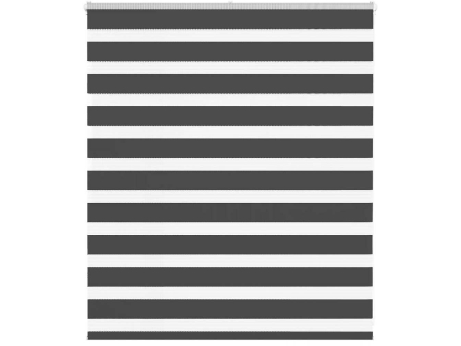 Rullaverho zebra, musta, kankaan leveys 120.9cm, polyesteri