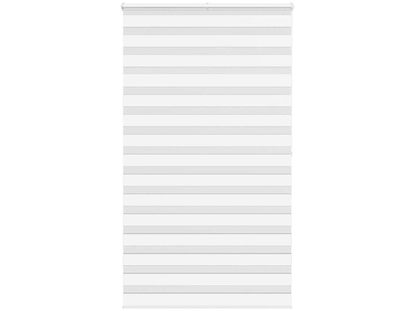 Rullaverho seepra, valkoinen, kankaan leveys 120.9cm, polyesteri