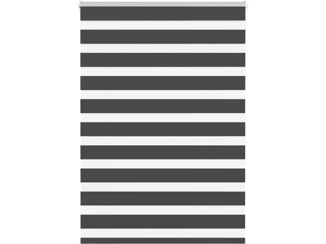 Rullaverho zebra, musta, kankaan leveys 100.9cm, polyesteri