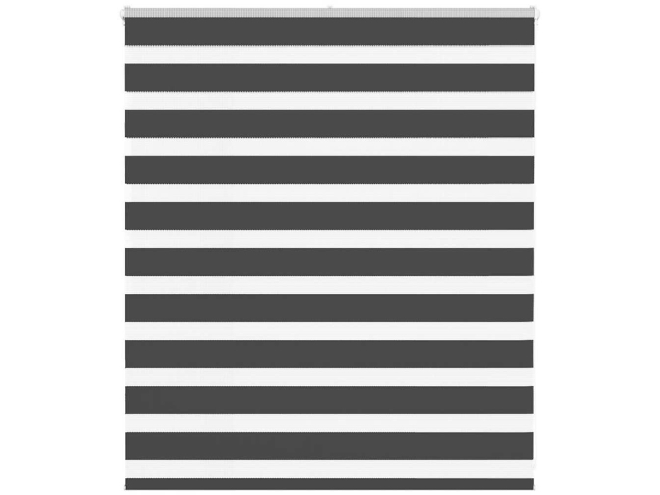 Rullaverho zebra, musta, kankaan leveys 115.9cm, polyesteri