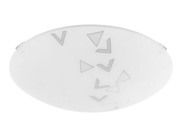 EGLO MARS plafond Ø250 mm, hvid "trekanter"