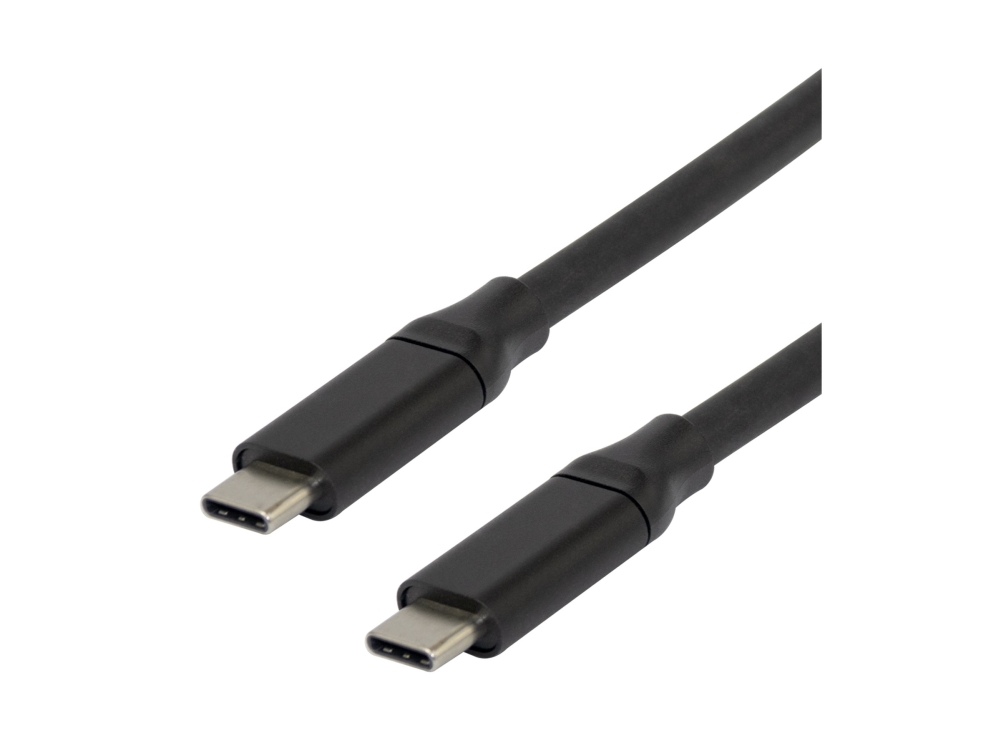 Deltaco - Usb-Kabel - 24 Pin Usb-C (Han) Til 24 Pin Usb-C (Han) - Usb 3.1 Gen 2 - 3 A - 3 M - Aktiv, 8K30 Hz (7680 X 4320) Support, Op Til 10 Gbps Da