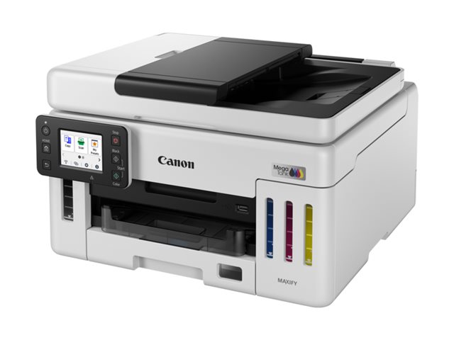 Canon MAXIFY GX6150 MegaTank - Multifunktionsskrivare - färg - bläckstråle - CISS - Legal (216 x 356 mm), A4 (210 x 297 mm) (original) - A4/Legal (media) - upp till 24 ipm (bilder per minut) (utskrift) - 350 ark - USB 2.0, Wi-Fi(n), LAN | Smarta hem - Smart hemkontroll och plattformar - Amazon Alexa | GameStuff