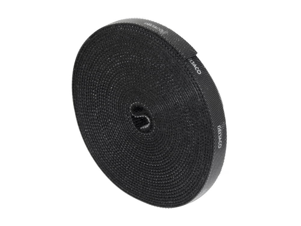 DELTACO CM05S - Kabelbinderrulle - 5 m - sort | EL Artiklar - Vägar & tillägg - Övriga | GameStuff