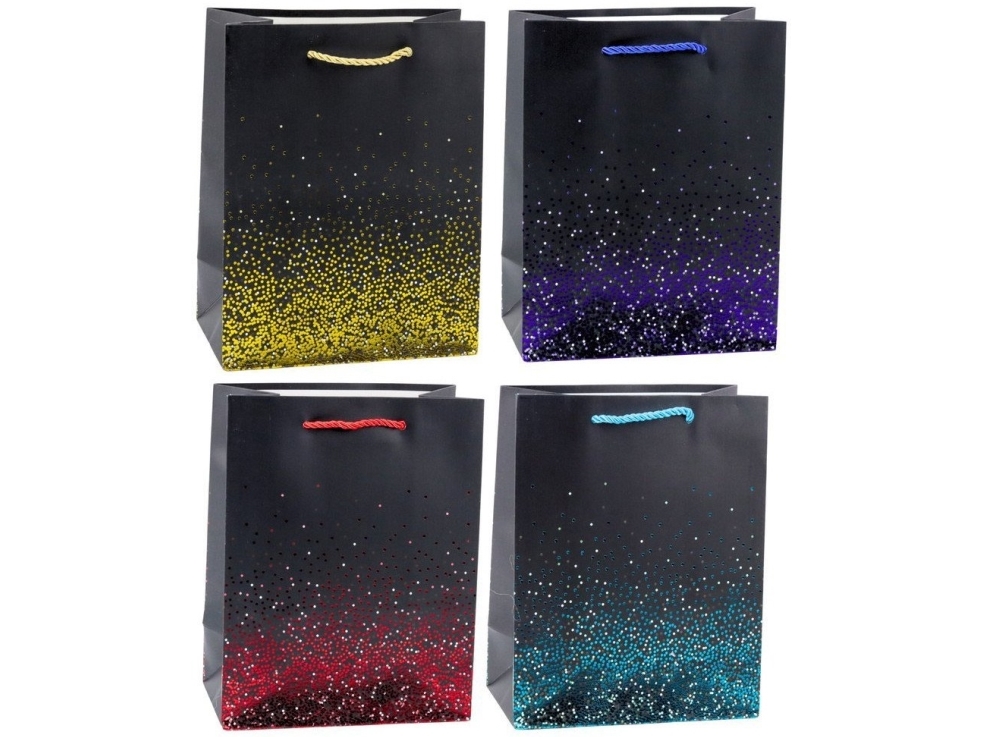 Lean Geschenkbeutel Schimmerndes Gradient-Punkte 23 X 18 X 10,5 Cm