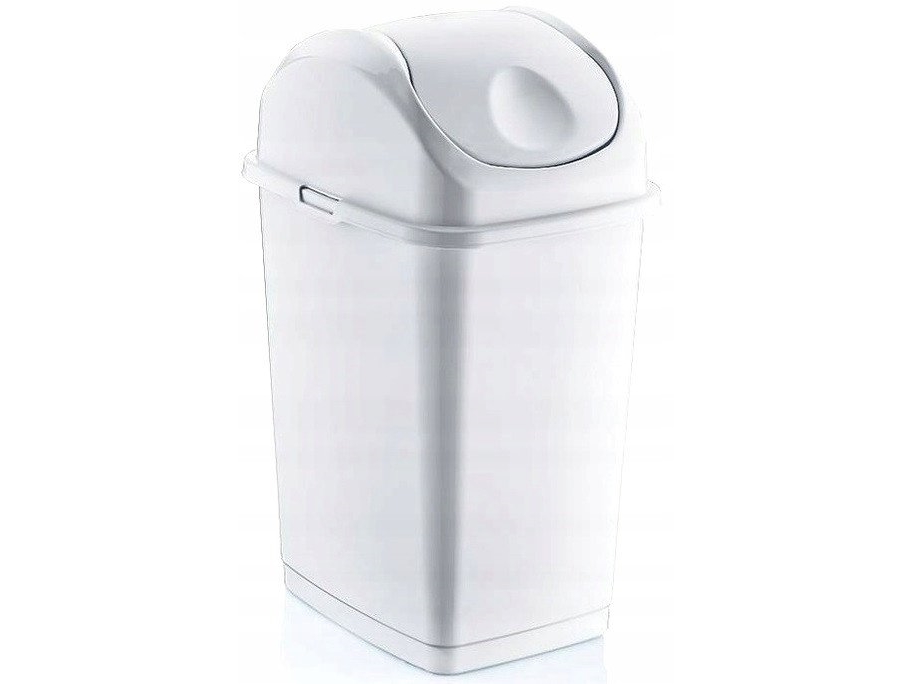 Affaldsspand Katex SLIM klapspand 18 l hvid 290x235x461 mm