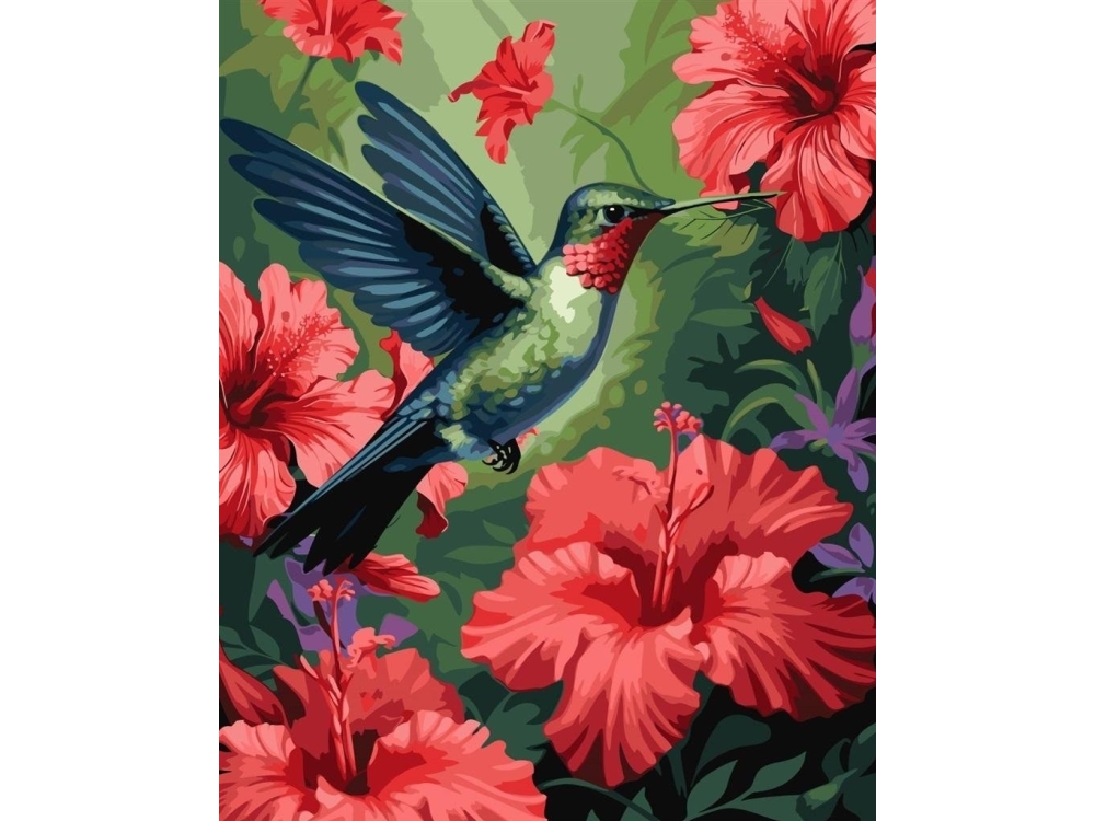 Painting by numbers - In the Garden of Eden 40x50cm