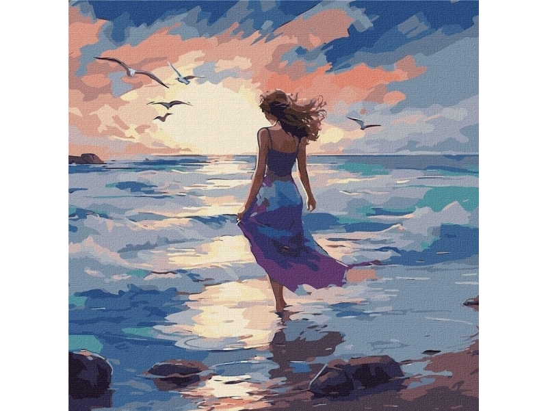 Painting By Numbers - Beautiful Element 40X40cm
