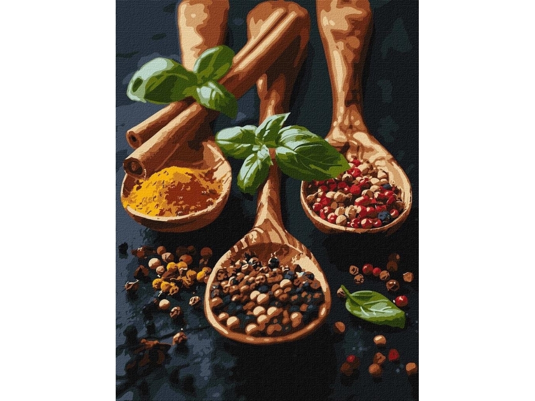 Painting By Numbers - Spices 30X40cm